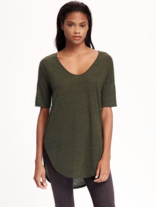 View large product image 1 of 1. Relaxed Tunic Tee for Women