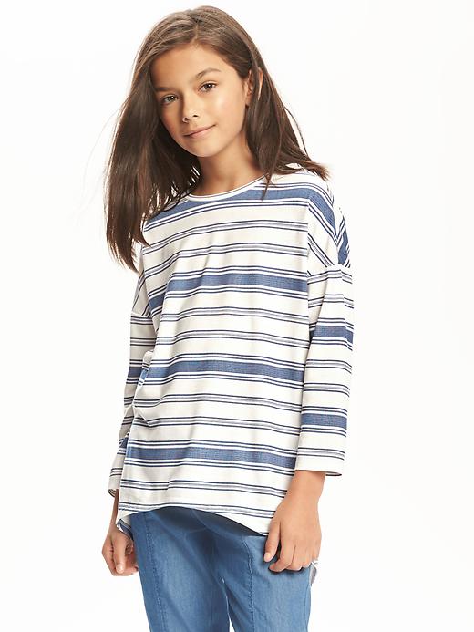 Relaxed Hi-lo Tee For Girls 