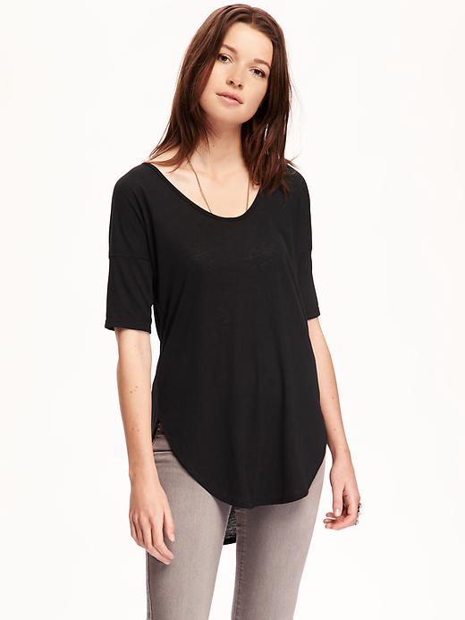 View large product image 1 of 1. Relaxed Tunic Tee for Women