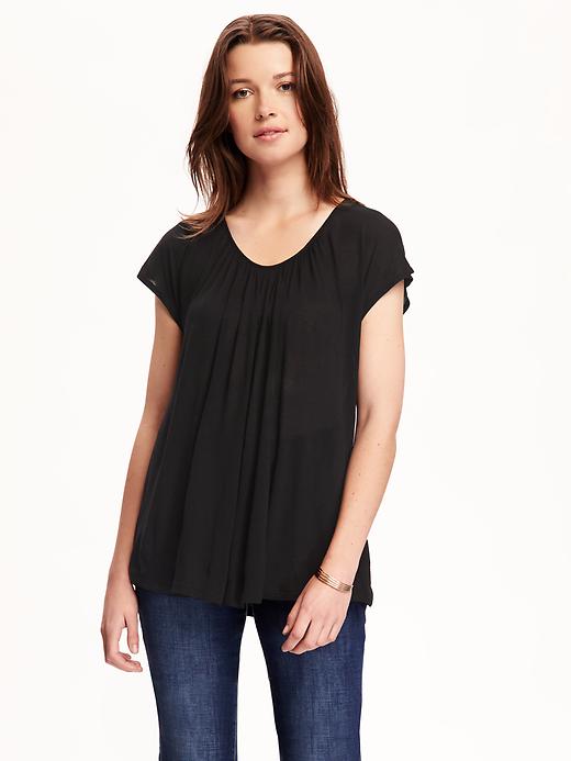 Image number 1 showing, Drapey Swing Top for Women
