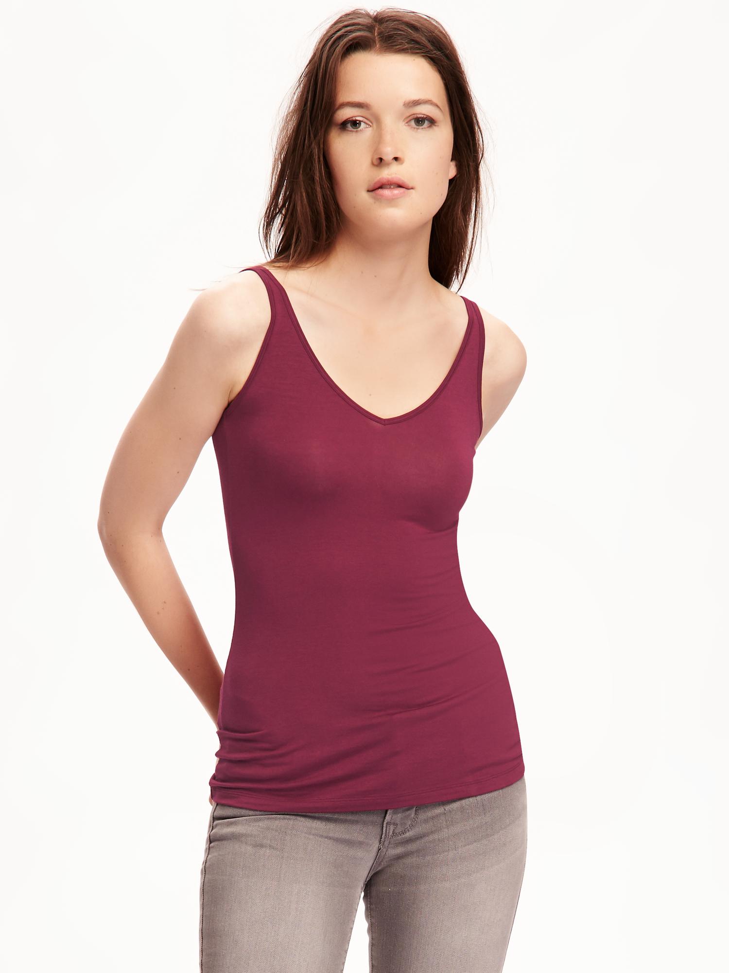 Fitted 2-Way Layering Tank for Women | Old Navy