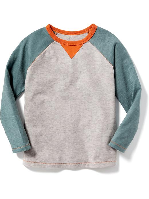 View large product image 1 of 1. Colorblock Raglan Tee for Toddler