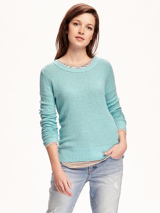 Hi-Lo Textured Sweater for Women | Old Navy