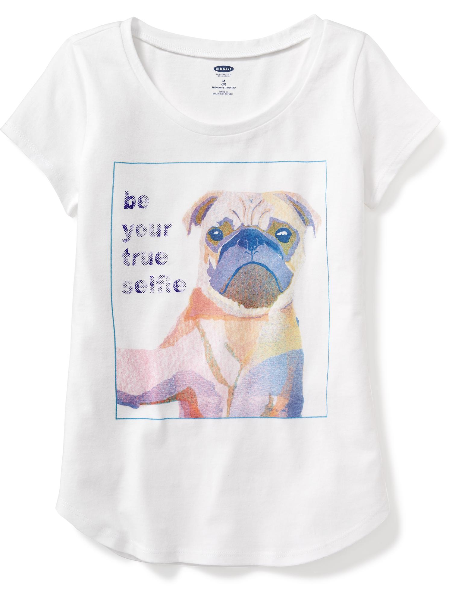 old navy pug shirt