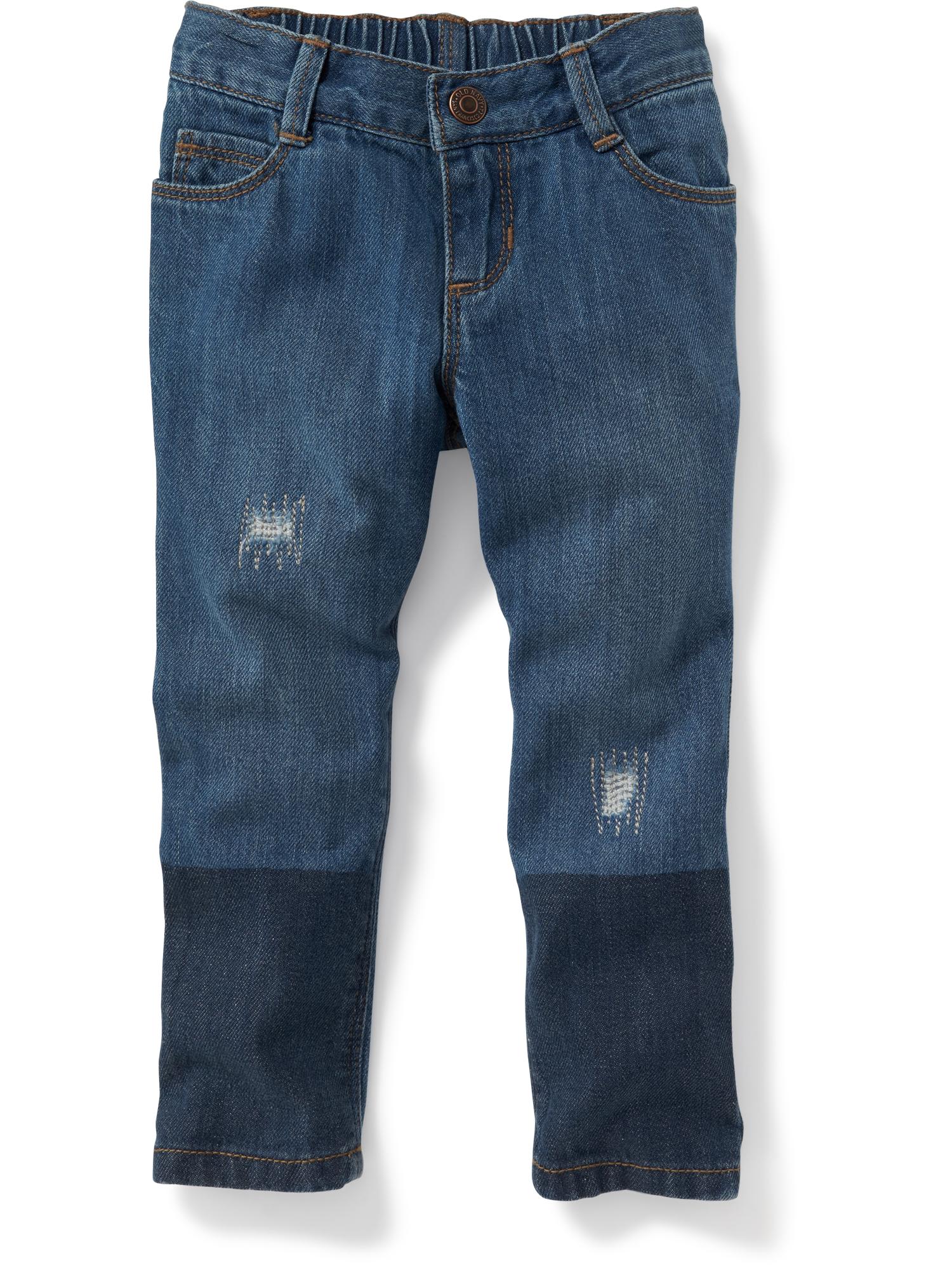 Color-Block Hem Skinny Jeans for Toddler | Old Navy