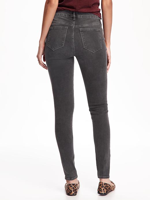 View large product image 2 of 3. Mid-Rise Built-In-Sculpt Rockstar Super Skinny Jeans for Women