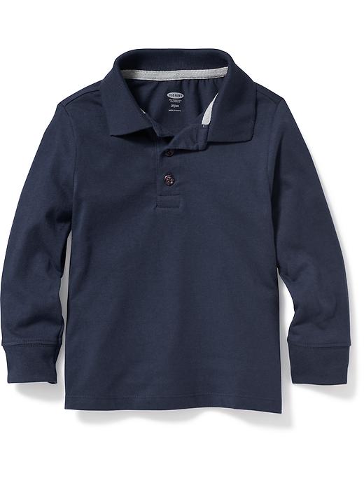 Long-Sleeve Polo for Toddler Boys | Old Navy