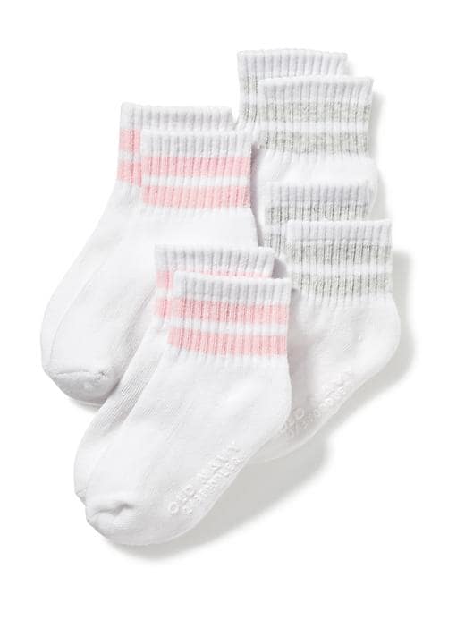View large product image 1 of 1. Crew-Sock 4-Pack For Toddler & Baby