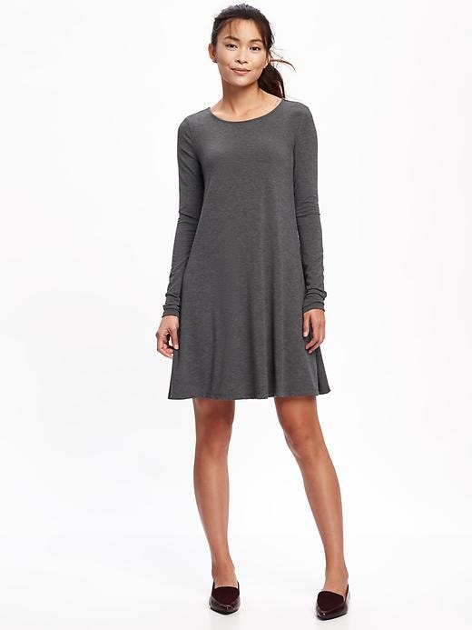 View large product image 1 of 2. Knit Swing Dress for Women