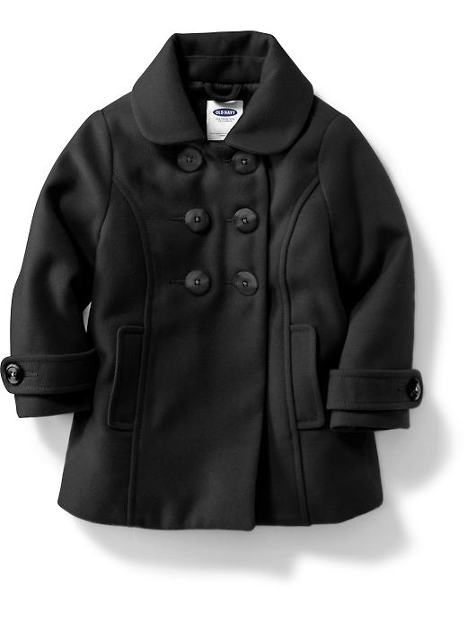View large product image 1 of 1. Double-Breasted Peacoat for Toddler