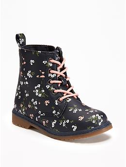 Floral Utility Boots For Toddler Old Navy