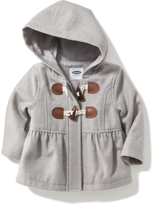 View large product image 1 of 1. Wool-Blend Toggle Coat for Baby