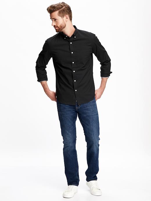 Image number 3 showing, Slim-Fit Poplin Shirt