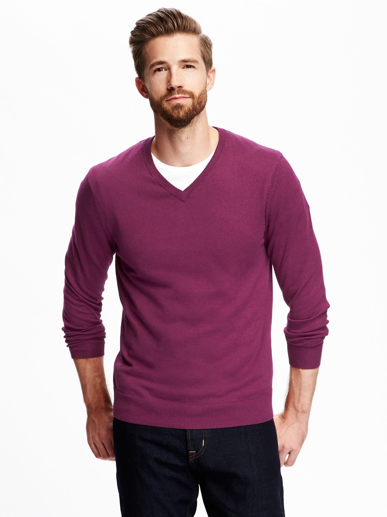 VNeck Sweater for Men Old Navy