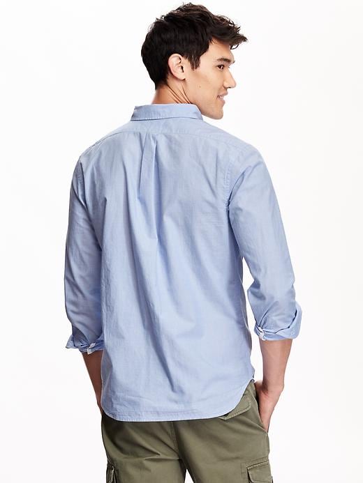 View large product image 2 of 2. Slim-Fit Classic Shirt For Men