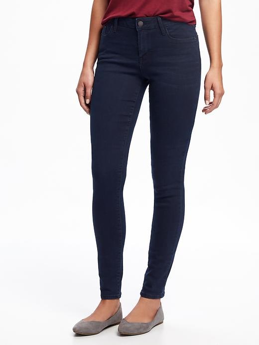 View large product image 1 of 2. Mid-Rise Rockstar Skinny Jeans for Women