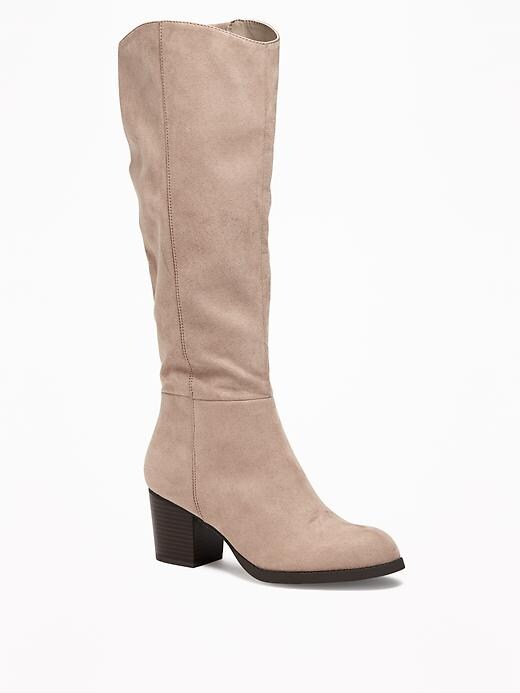Image number 1 showing, Tall Sueded Boots for Women