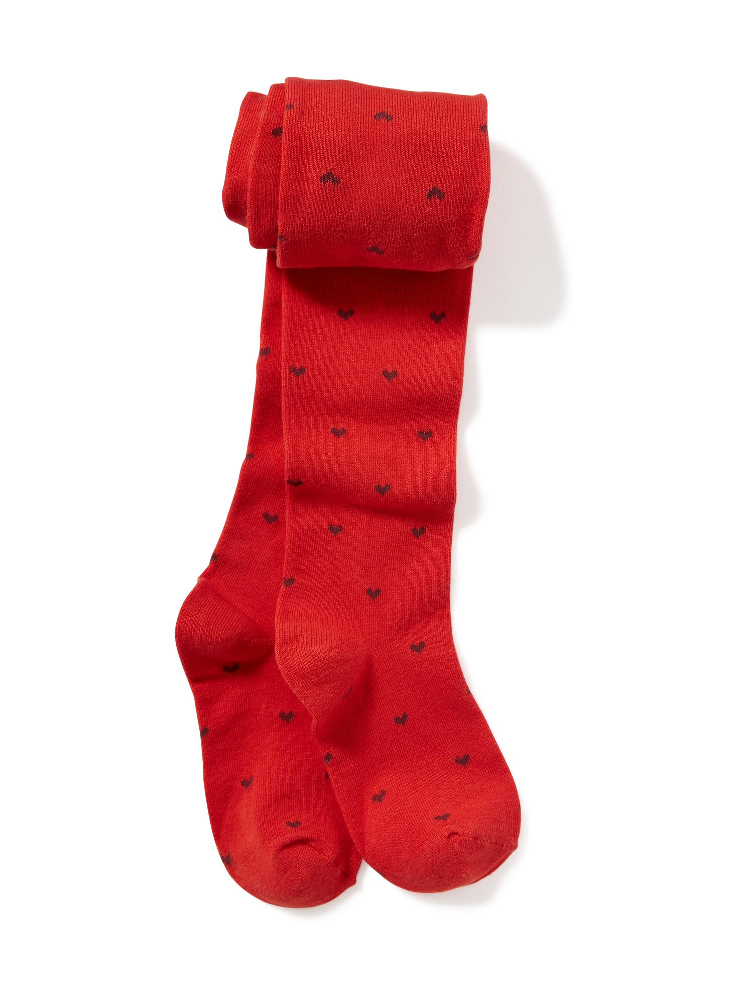 Patterned Sparkle Tights for Girls Old Navy