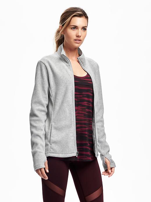 Image number 1 showing, Go-Warm Performance Fleece Full-Zip Jacket for Women