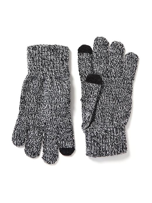 View large product image 1 of 1. Marled Tech-Tip Gloves for Boys