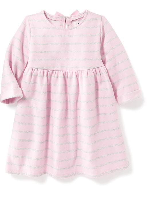 View large product image 2 of 2. Bow-Back Fleece Dress for Toddler