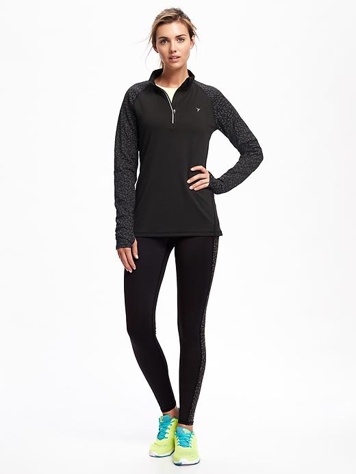 Image number 3 showing, Go-Dry 1/4-Zip Pullover for Women