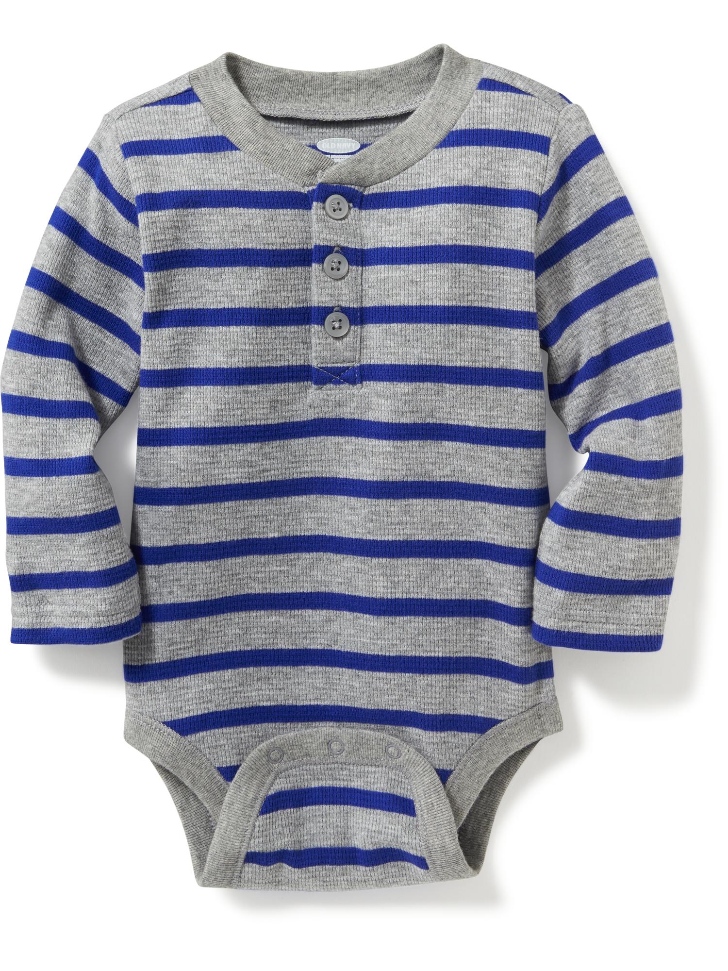 Thermal Henley Bodysuit for Baby | Old Navy