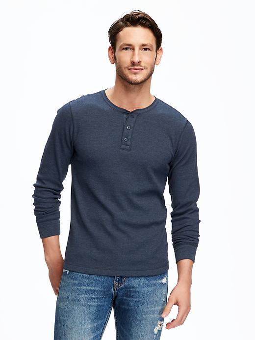 View large product image 1 of 1. Thermal Henley for Men