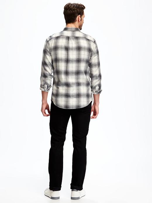Image number 2 showing, Slim-Fit Flannel Shirt for Men