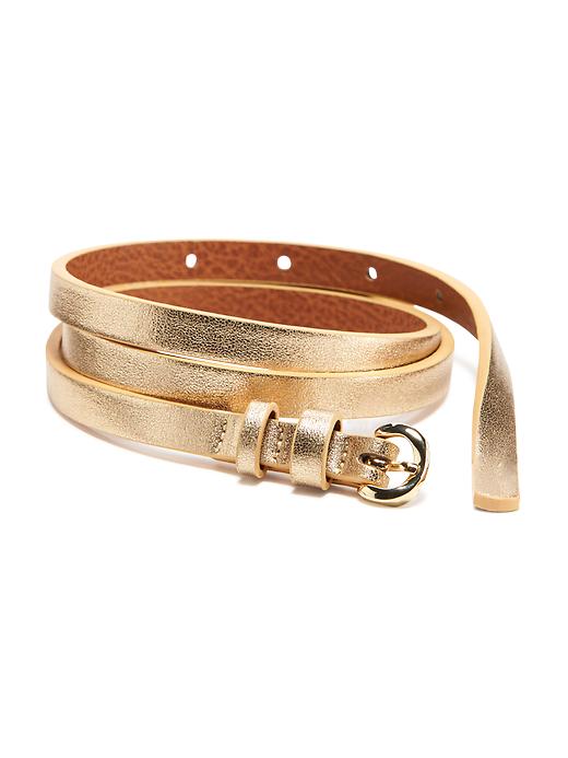 Skinny Faux-Leather Belt | Old Navy