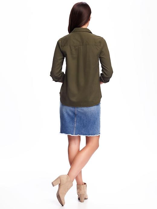 Image number 2 showing, Classic Utility Shirt for Women