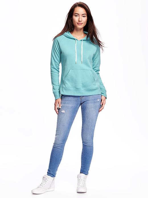 Image number 3 showing, Relaxed Fleece Hoodie for Women