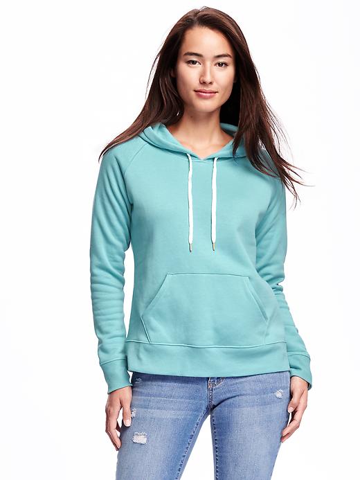 Image number 1 showing, Relaxed Fleece Hoodie for Women