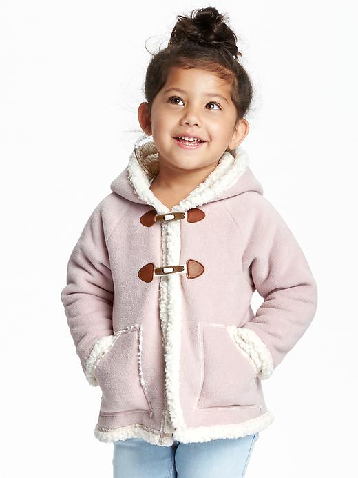 Bonded SherpaFleece Toggle Coat for Toddler Old Navy