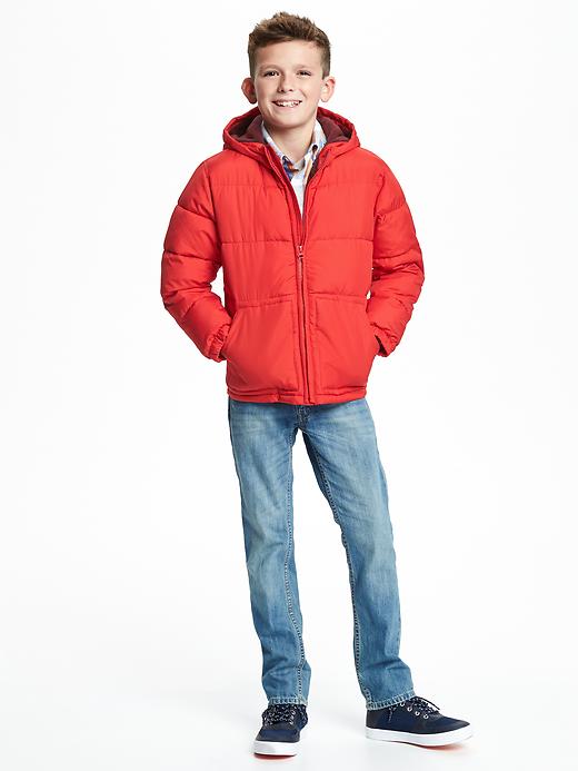View large product image 2 of 2. Frost-Free Quilted Jacket For Boys