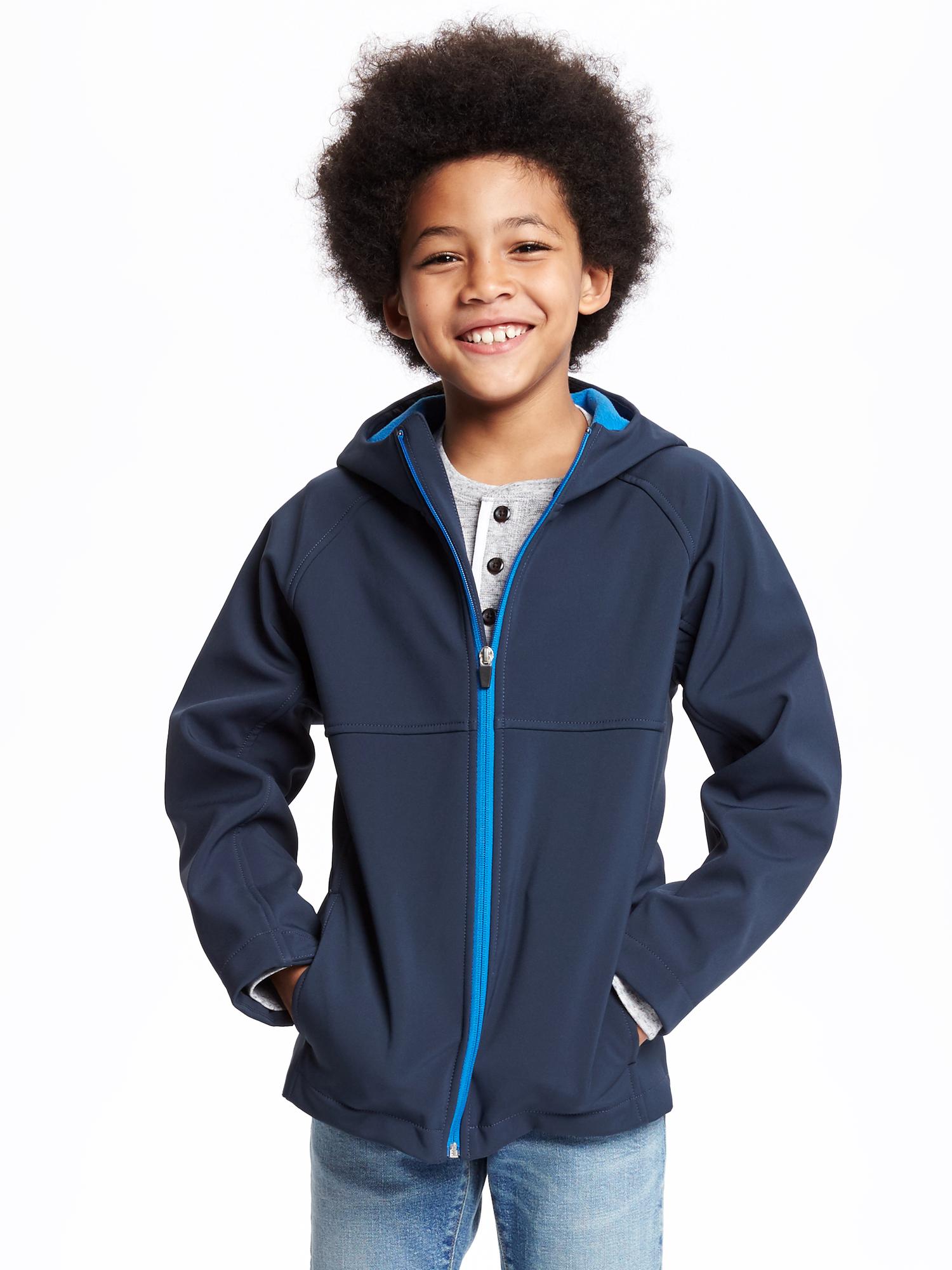 Bonded-Fleece Stretch Jacket For Boys | Old Navy