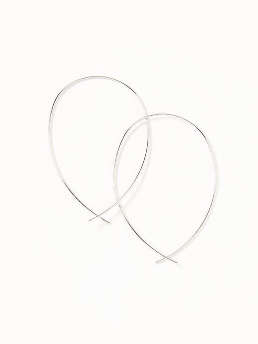View large product image 1 of 1. Infinity-Hoop Earrings for Women