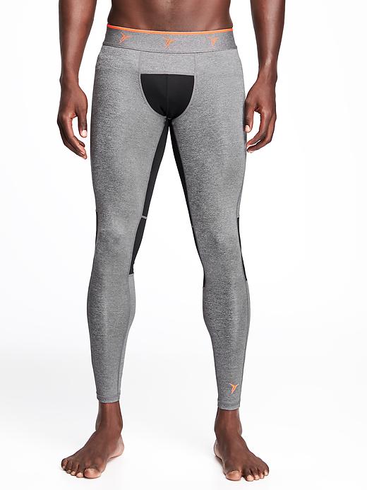 View large product image 1 of 1. Go-Dry Base-Layer Tights for Men