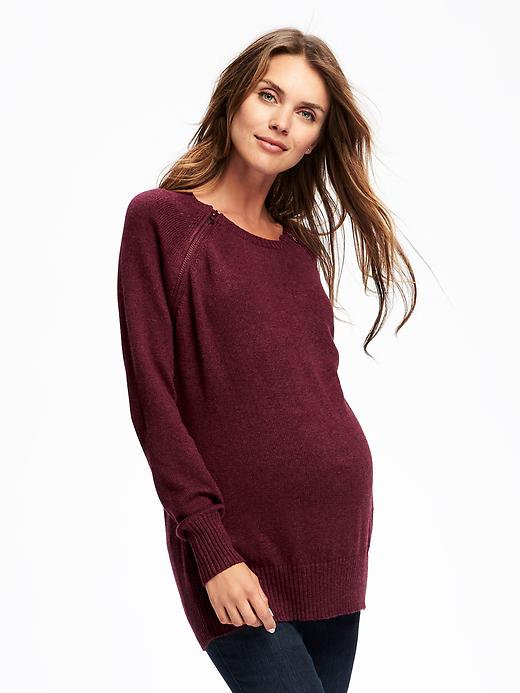 View large product image 1 of 1. Maternity Nursing Pullover Tunic