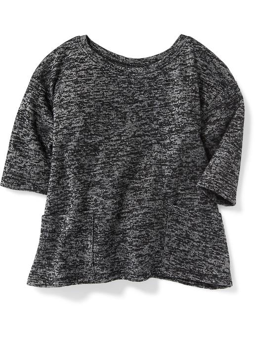 View large product image 1 of 1. Marled Swing Sweater for Toddler Girls