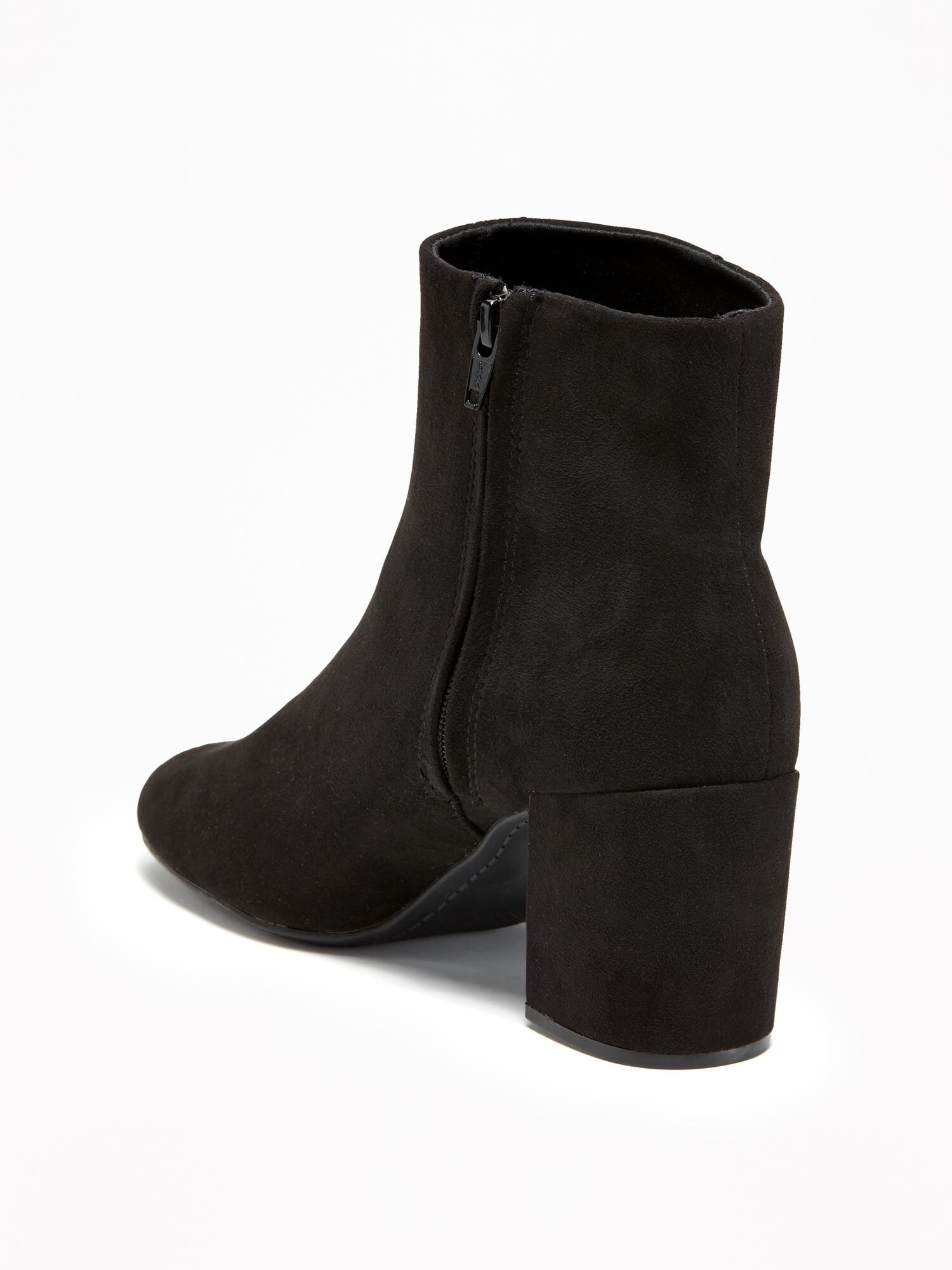 Sueded Ankle Boots for Women