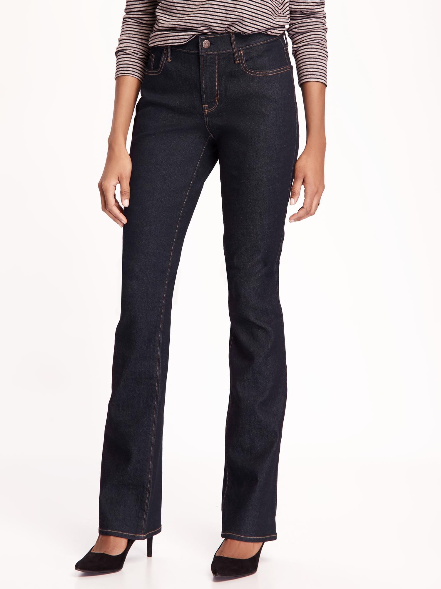 old navy black bootcut jeans