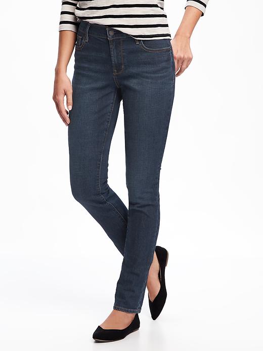 Image number 1 showing, Mid-Rise Original Skinny Jeans for Women