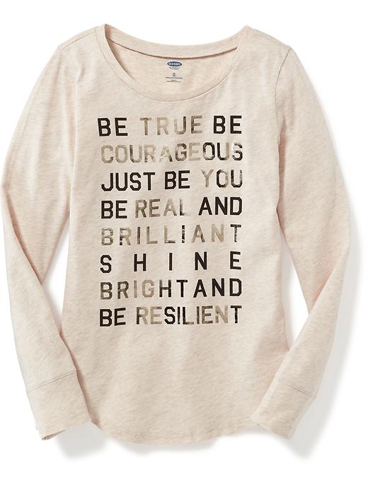 Graphic Crew-Neck Tee for Girls | Old Navy