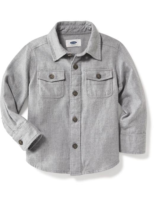 View large product image 1 of 1. Flannel Pocket Shirt for Toddler