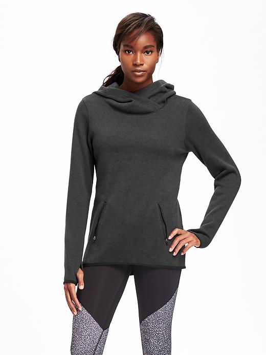 Image number 1 showing, Go-Warm Performance Fleece Hoodie Pullover for Women