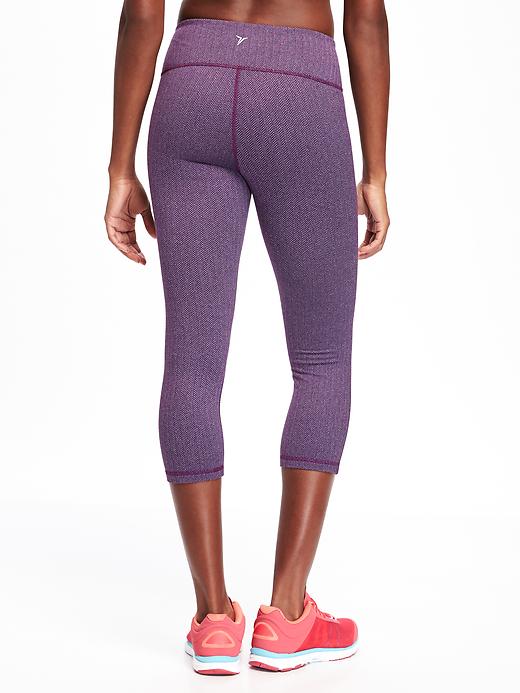 View large product image 2 of 3. Go-Dry Mid-Rise Compression Crops for Women