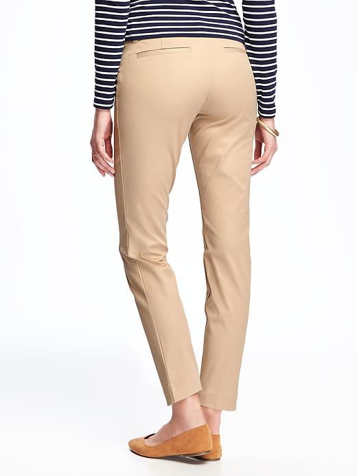 View large product image 2 of 3. Maternity Side-Panel Pixie Ankle Pants
