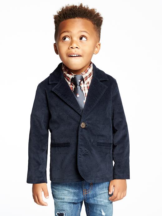 View large product image 1 of 2. Velveteen Blazer for Toddler