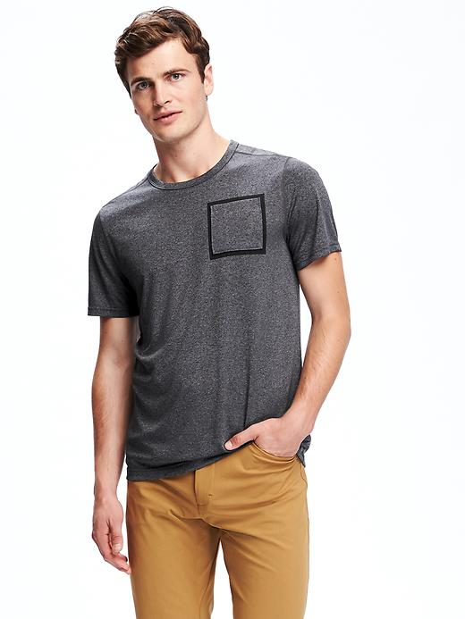 View large product image 1 of 1. Go-Dry Crew-Neck Pocket Tee for Men